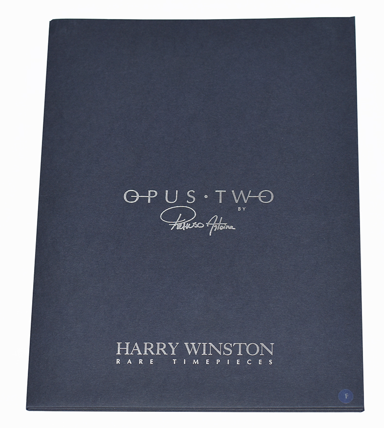 Horlogerie - Harry Winston Ultimate Timepieces - Dossier de presse Opus Two